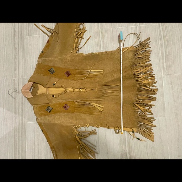 Leather fringe jacket - Picture 6 of 15